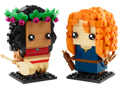 LEGO® BrickHeadz™ Moana and Merida - Bộ Lắp Ráp Nhân Vật Sưu Tầm LEGO 40621 - Hình ảnh chi tiết 2
