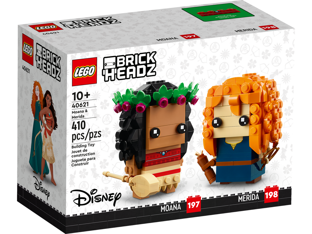 LEGO® BrickHeadz™ Moana and Merida - Bộ Lắp Ráp Nhân Vật Sưu Tầm LEGO 40621 - Hình ảnh sản phẩm