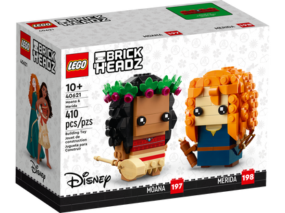 LEGO® BrickHeadz™ Moana and Merida - Bộ Lắp Ráp Nhân Vật Sưu Tầm LEGO 40621 - Hình ảnh sản phẩm