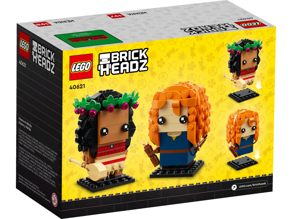 LEGO® BrickHeadz™ Moana and Merida - Bộ Lắp Ráp Nhân Vật Sưu Tầm LEGO 40621 - Hình ảnh bổ sung 6