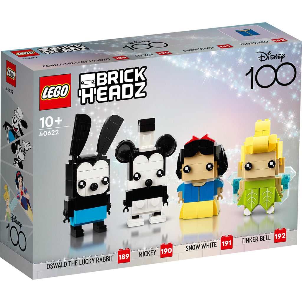 LEGO® BrickHeadz™ | Disney 100th Celebration - Bộ Lắp Ráp Kỷ Niệm 100 Năm Disney - LEGO 40622 - Hình ảnh sản phẩm