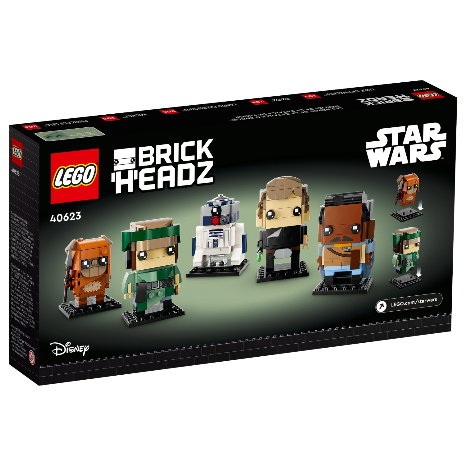 LEGO® BrickHeadz™ Battle of Endor™ Heroes - Bộ Lắp Ráp 5 Nhân Vật Star Wars 40623 - LEGO LEGO - Lego BrickHeadz