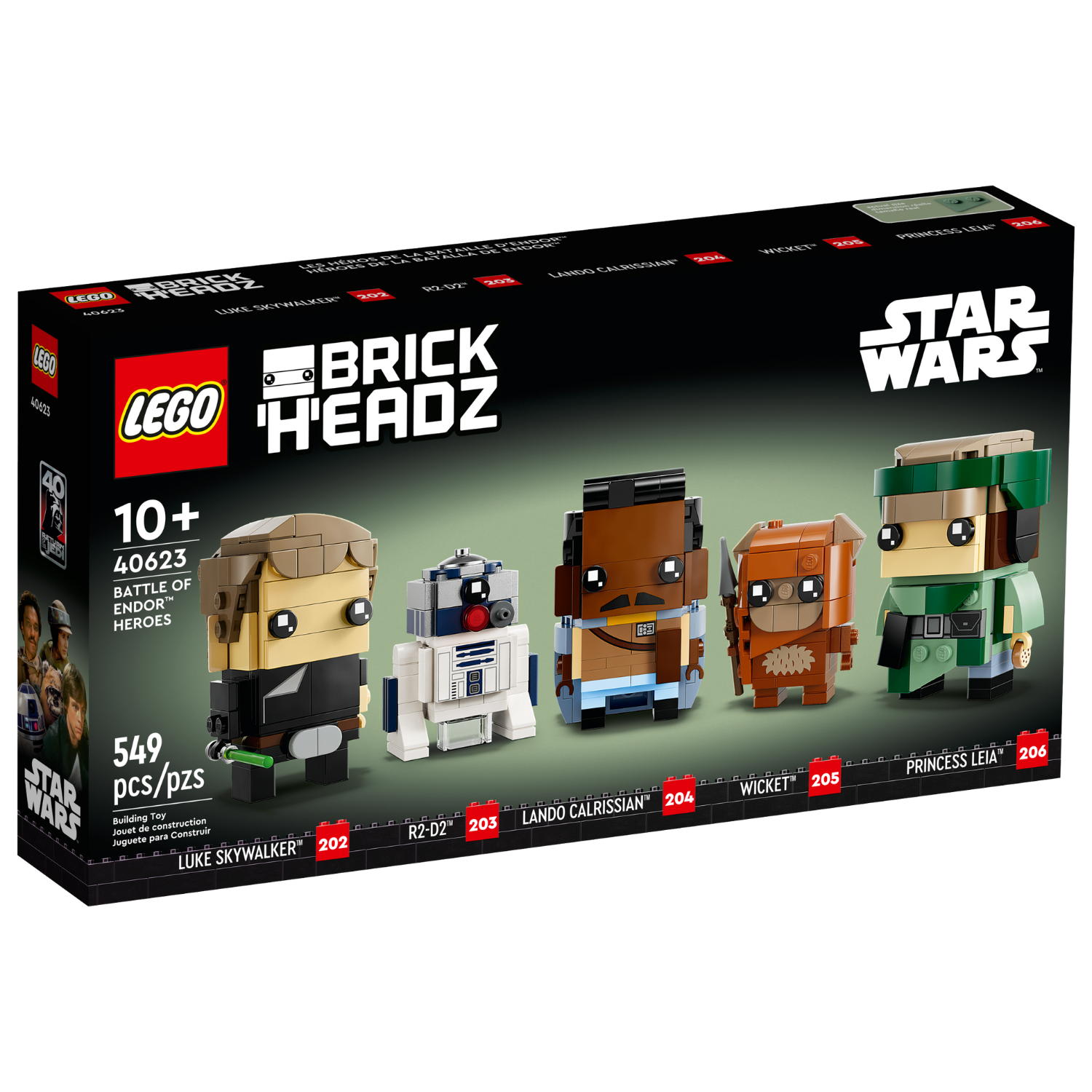 LEGO® BrickHeadz™ Battle of Endor™ Heroes - Bộ Lắp Ráp 5 Nhân Vật Star Wars 40623 - LEGO - Hình ảnh bổ sung 5