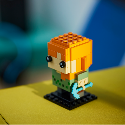 LEGO® BrickHeadz™ Alex Mô hình lắp ráp nhân vật Minecraft LEGO 40624 - Hình ảnh bổ sung 4