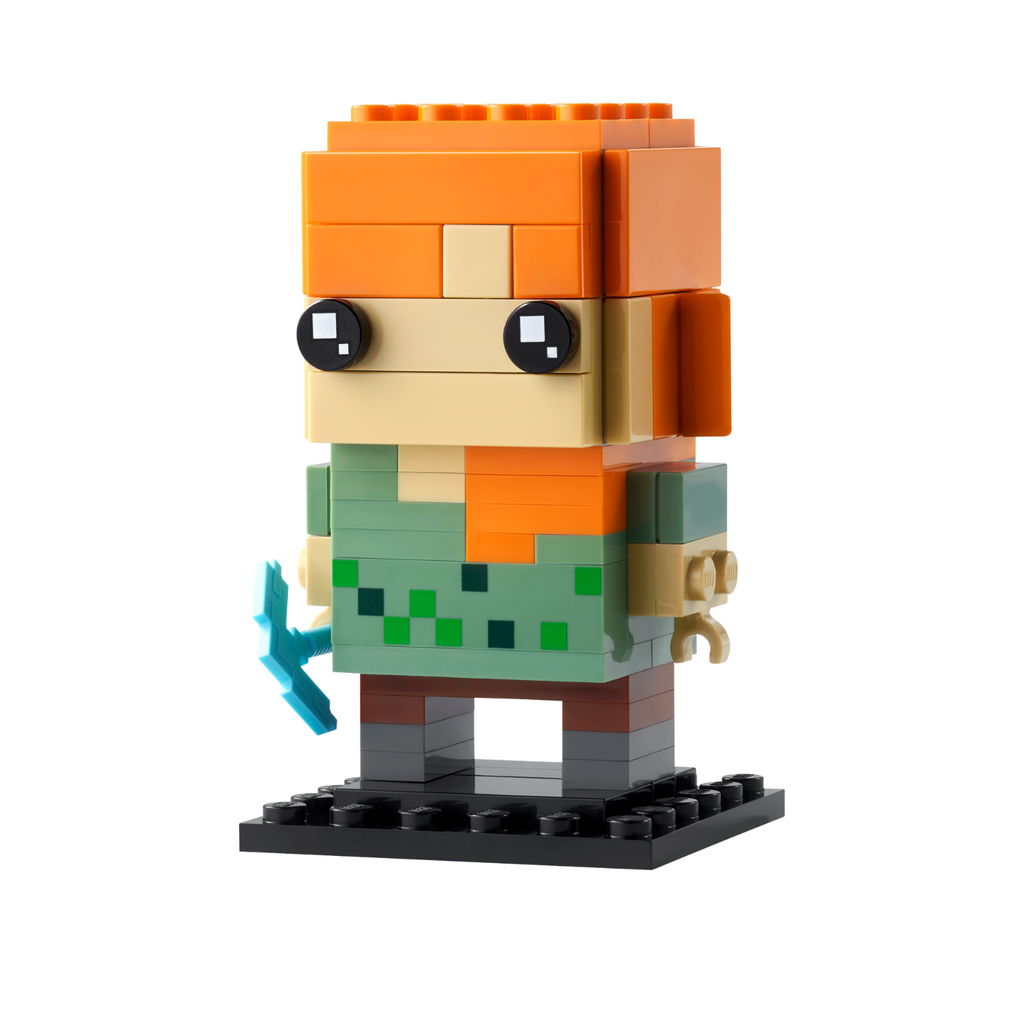LEGO® BrickHeadz™ Alex Mô hình lắp ráp nhân vật Minecraft LEGO 40624 - Hình ảnh chi tiết 2