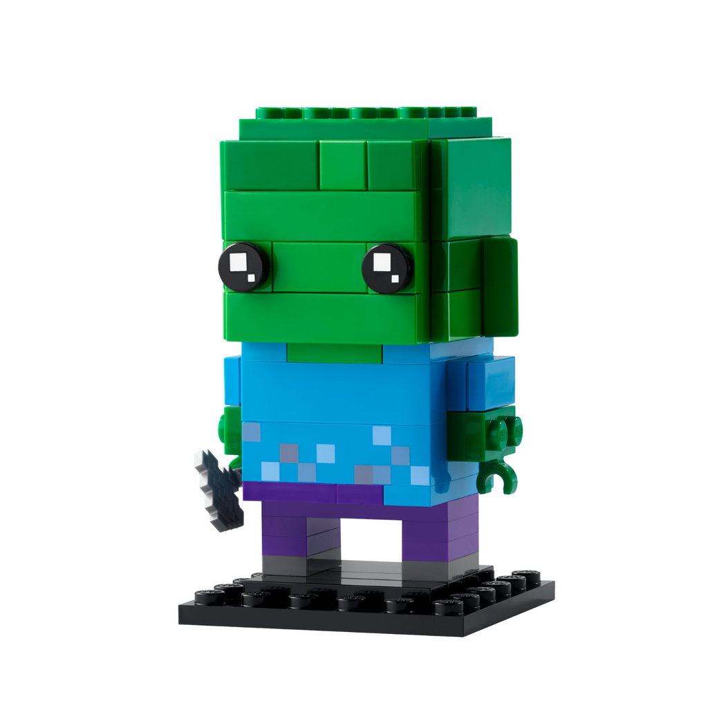 LEGO® BrickHeadz™ Zombie - Mô hình lắp ráp nhân vật Minecraft - LEGO 40626 - Hình ảnh chi tiết 2