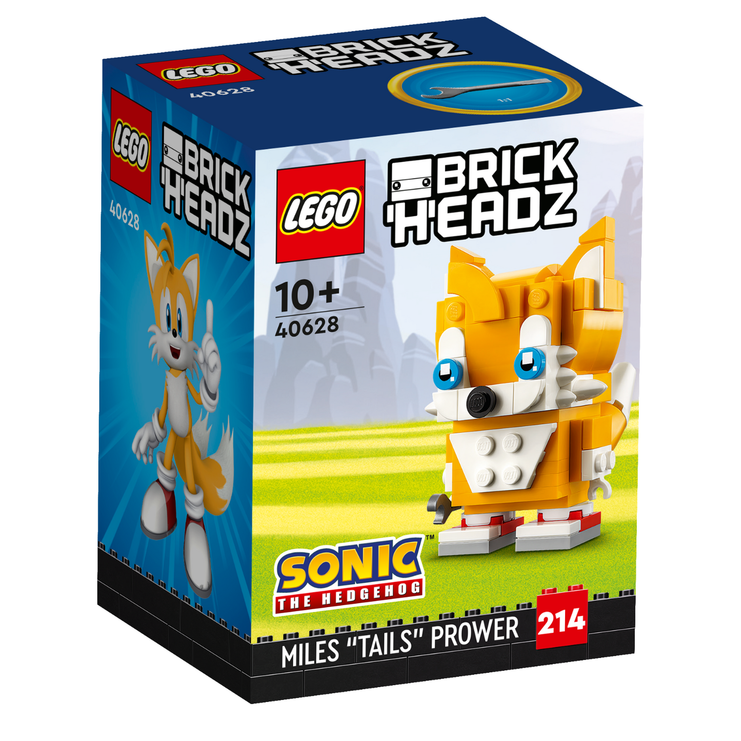 LEGO® BrickHeadz™ Miles "Tails" Prower - Mô Hình Lắp Ráp Sonic LEGO 40628 - Hình ảnh sản phẩm
