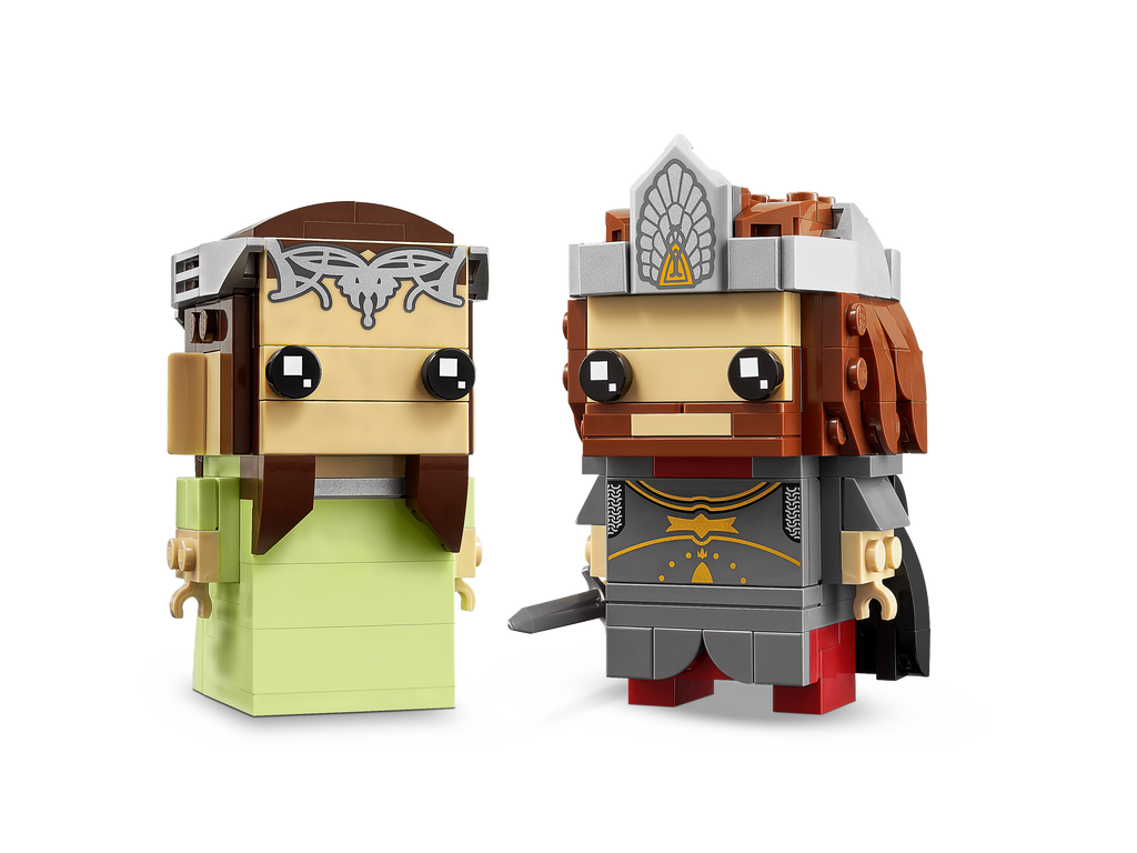 LEGO® BrickHeadz™ Aragorn™ & Arwen™ - Bộ Lắp Ráp Mô Hình Chúa Tể Những Chiếc Nhẫn 40632 - Hình ảnh chi tiết 2