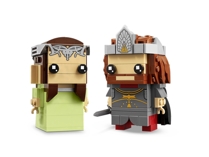 LEGO® BrickHeadz™ Aragorn™ & Arwen™ - Bộ Lắp Ráp Mô Hình Chúa Tể Những Chiếc Nhẫn 40632 - Hình ảnh chi tiết 2