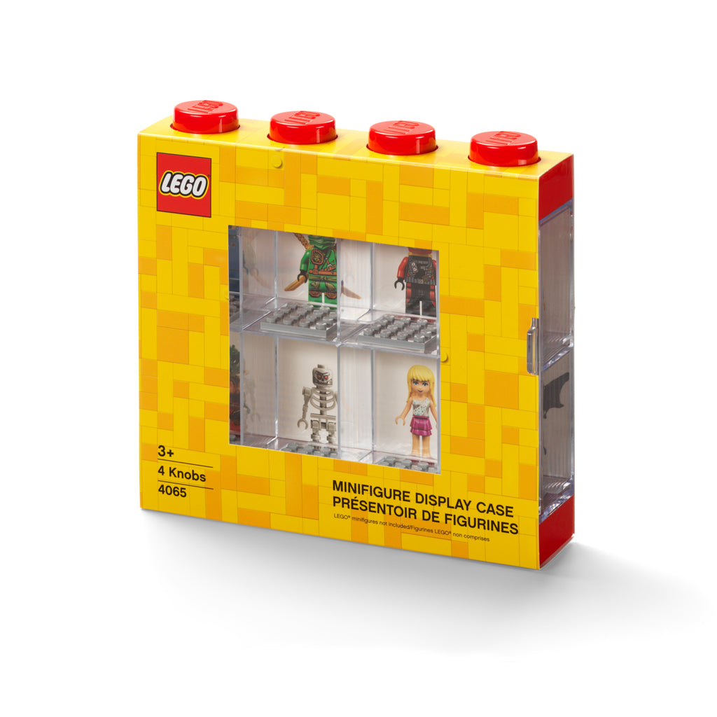 LEGO Minifigure Display Case 8 - Red Hộp Trưng Bày 8 Nhân Vật LEGO - Hình ảnh chi tiết 2