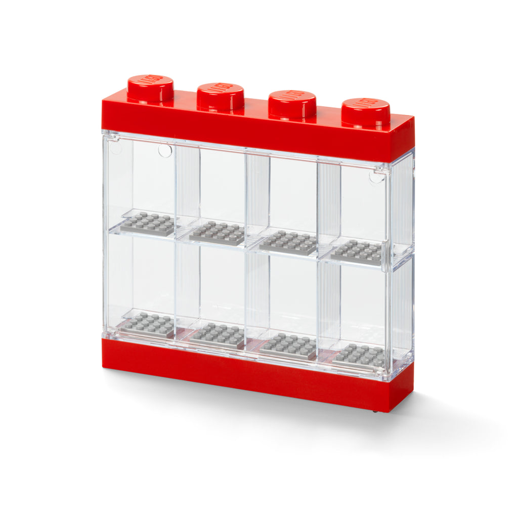 LEGO Minifigure Display Case 8 - Red Hộp Trưng Bày 8 Nhân Vật LEGO - Hình ảnh sản phẩm