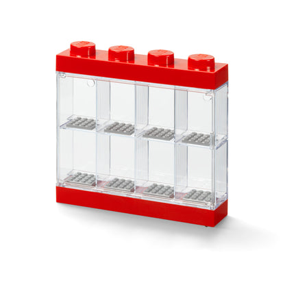 LEGO Minifigure Display Case 8 - Red Hộp Trưng Bày 8 Nhân Vật LEGO - Hình ảnh sản phẩm