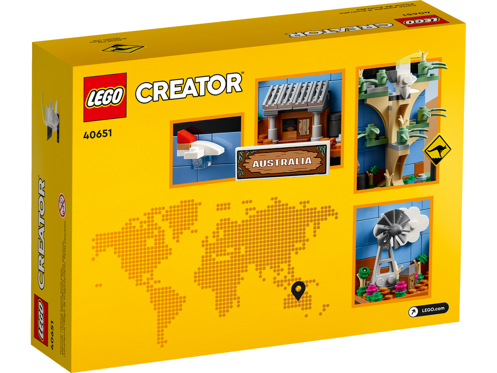 LEGO® Creator Australia Postcard - Mô Hình Bưu Thiếp Úc 3D - LEGO 40651 - Hình ảnh bổ sung 6