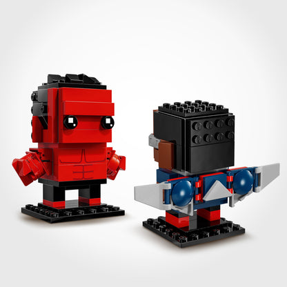 LEGO® BrickHeadz™ Captain America & Red Hulk Figures Mô hình Lắp ráp Siêu anh hùng Marvel LEGO 40668 - Hình ảnh bổ sung 5
