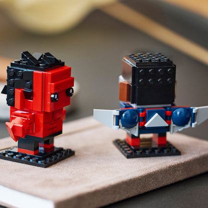 LEGO® BrickHeadz™ Captain America & Red Hulk Figures Mô hình Lắp ráp Siêu anh hùng Marvel LEGO 40668 LEGO - ảnh 1 - LEGO Figu