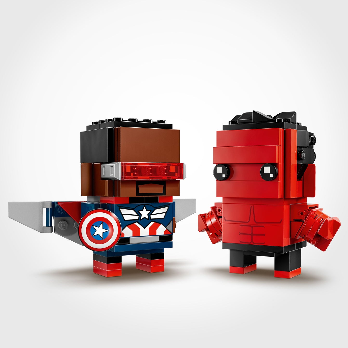 LEGO® BrickHeadz™ Captain America & Red Hulk Figures Mô hình Lắp ráp Siêu anh hùng Marvel LEGO 40668 LEGO - ảnh 2 - LEGO Figu