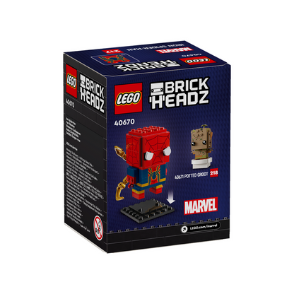 LEGO® BrickHeadz™ Iron Spider-Man - Mô Hình Lắp Ráp Siêu Anh Hùng Marvel 40670 - Hình ảnh bổ sung 5