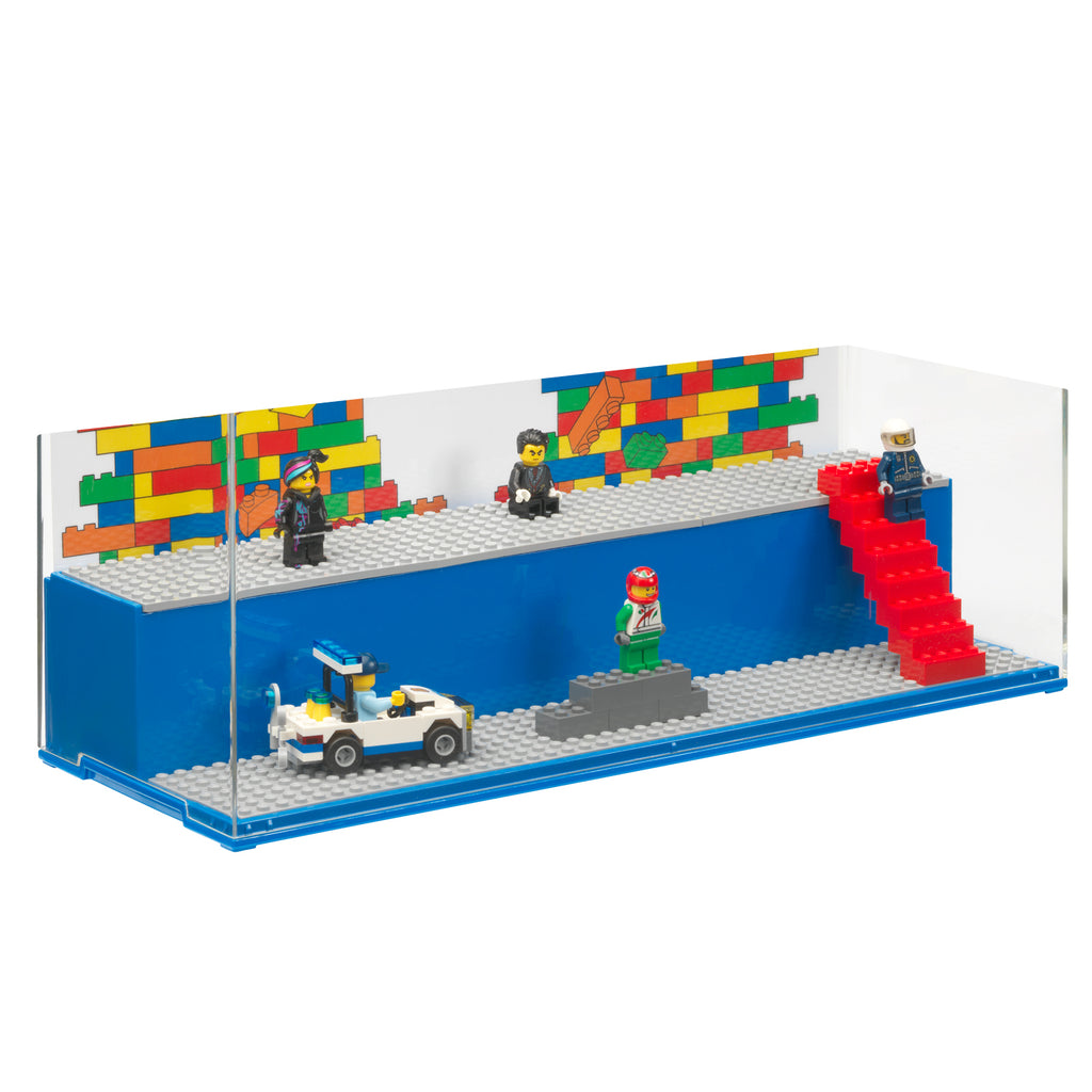 LEGO Play & Display Case - Blue - Hộp Trưng Bày 2 Tầng LEGO Xanh - LEGO - Góc nhìn khác 3