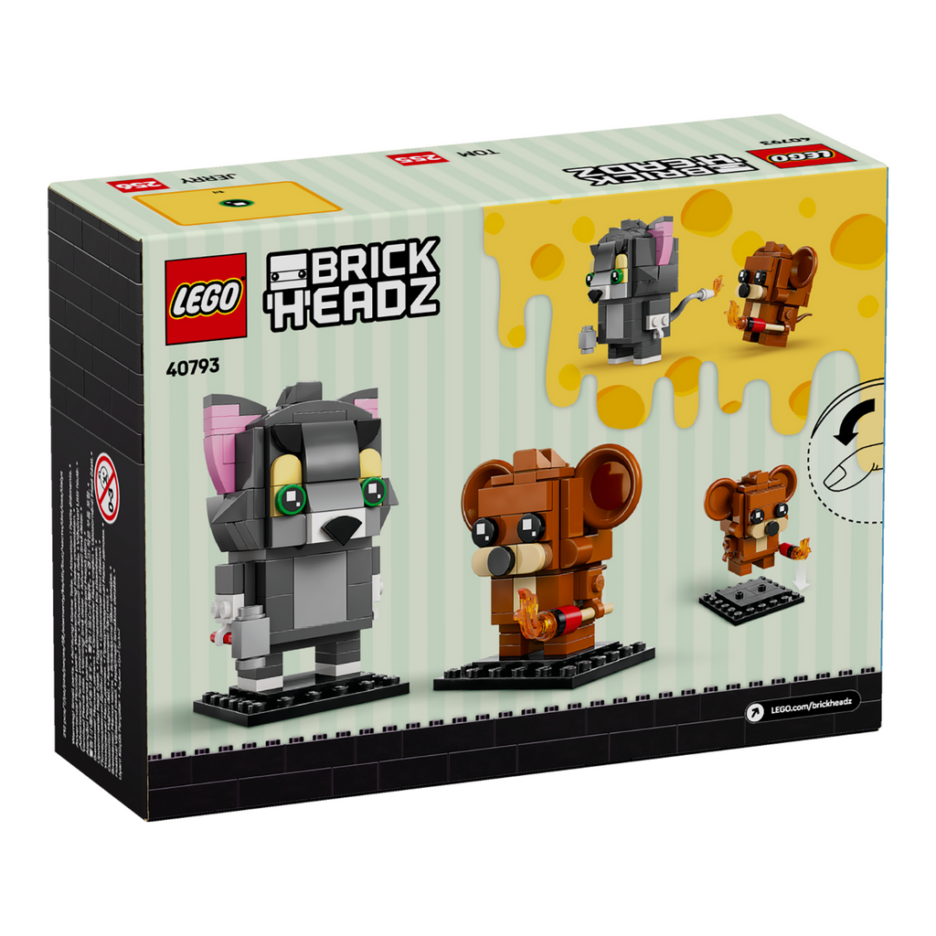 LEGO® BrickHeadz™ Tom & Jerry Figure - Mô Hình Lắp Ráp 40793 - LEGO - Hình ảnh bổ sung 6