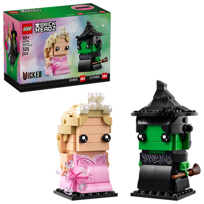 LEGO® BrickHeadz™ Elphaba & Glinda Figures Mô Hình Nhân Vật Wicked LEGO 40794 - Hình ảnh bổ sung 6