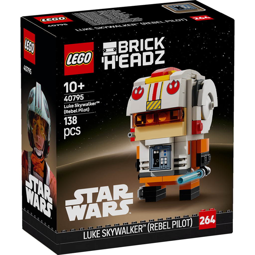 LEGO® BrickHeadz™ Luke Skywalker™ (Rebel Pilot) - Mô hình lắp ráp Star Wars 40795 - Hình ảnh sản phẩm