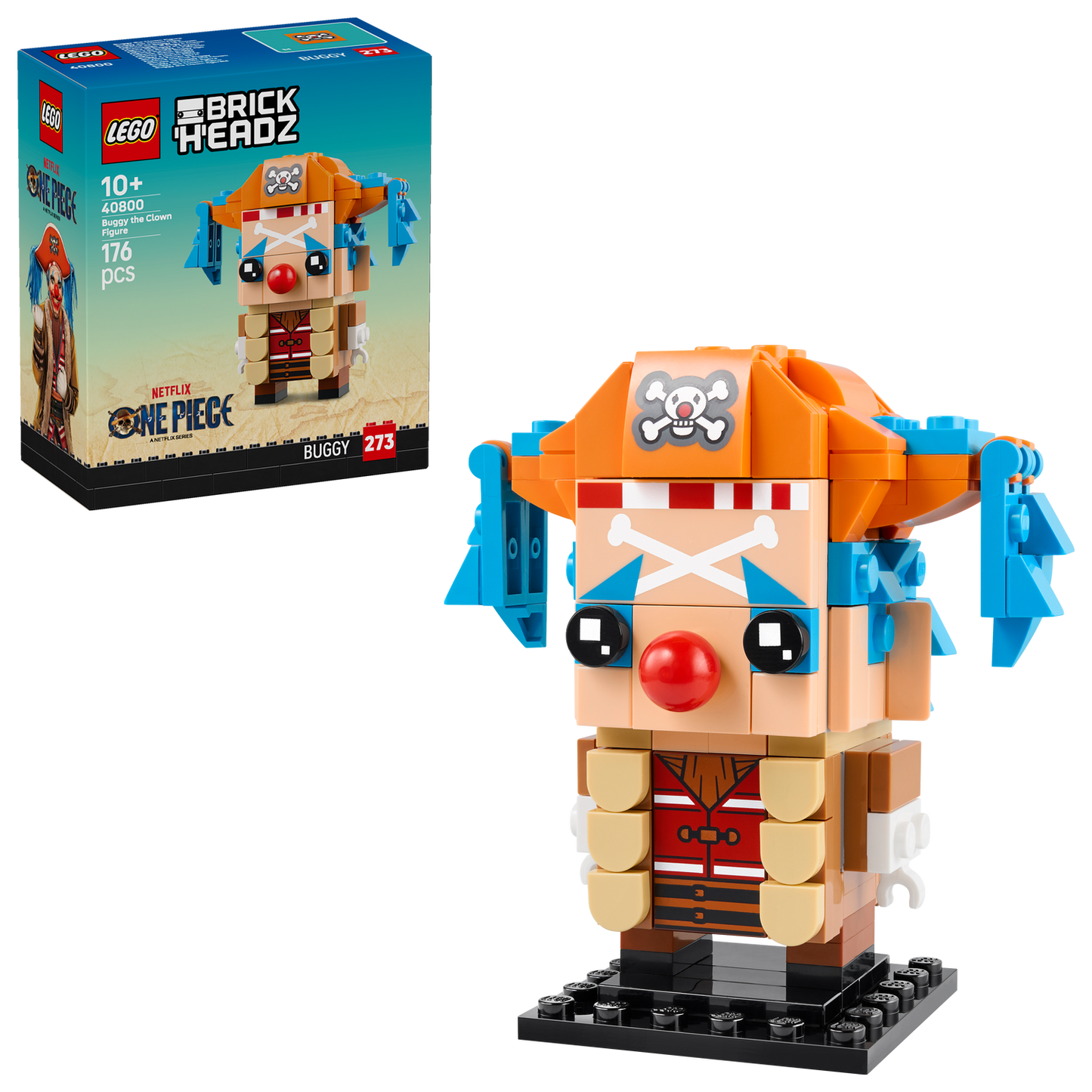 LEGO® BrickHeadz™ Buggy the Clown Figure (40800) - Mô Hình Lắp Ráp One Piece LEGO LEGO - ảnh 2 - Lego