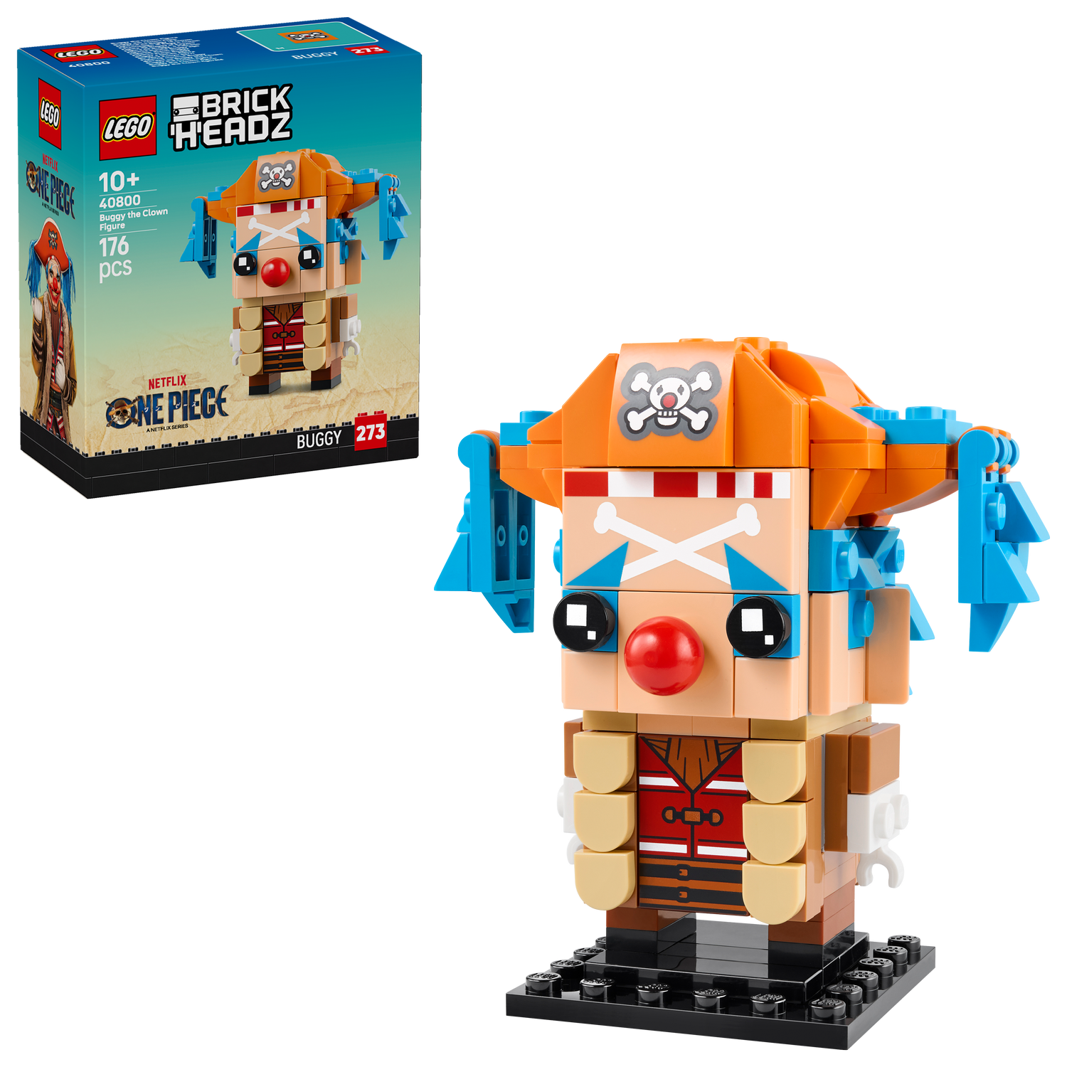 LEGO® BrickHeadz™ Buggy the Clown Figure (40800) - Mô Hình Lắp Ráp One Piece LEGO LEGO - ảnh 2 - Lego