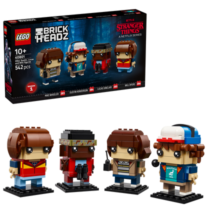 LEGO® BrickHeadz™ Mike, Dustin, Lucas and Will Figures - Mô Hình Stranger Things 40801 - LEGO - Hình ảnh bổ sung 6