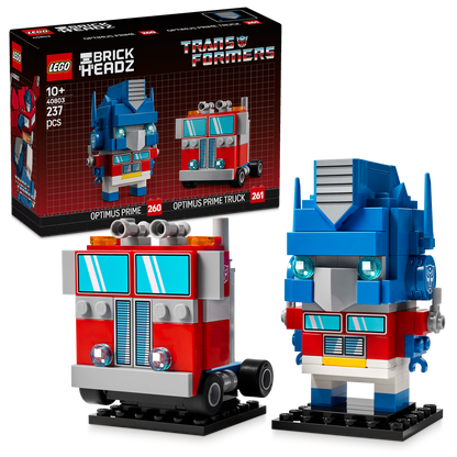 LEGO® BrickHeadz™ Transformers Optimus Prime Robot & Vehicle - Mô Hình Lắp Ráp Robot & Xe Tải - LEGO 40803 - Hình ảnh bổ sung 7