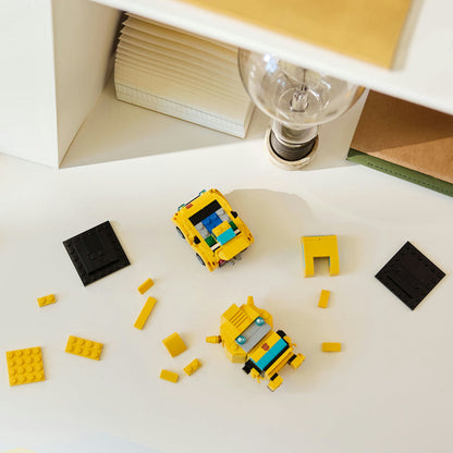 LEGO® BrickHeadz™ Transformers Bumblebee Robot & Vehicle - Mô hình lắp ráp Robot Bumblebee & Xe hơi - LEGO 40804 - Hình ảnh bổ sung 4