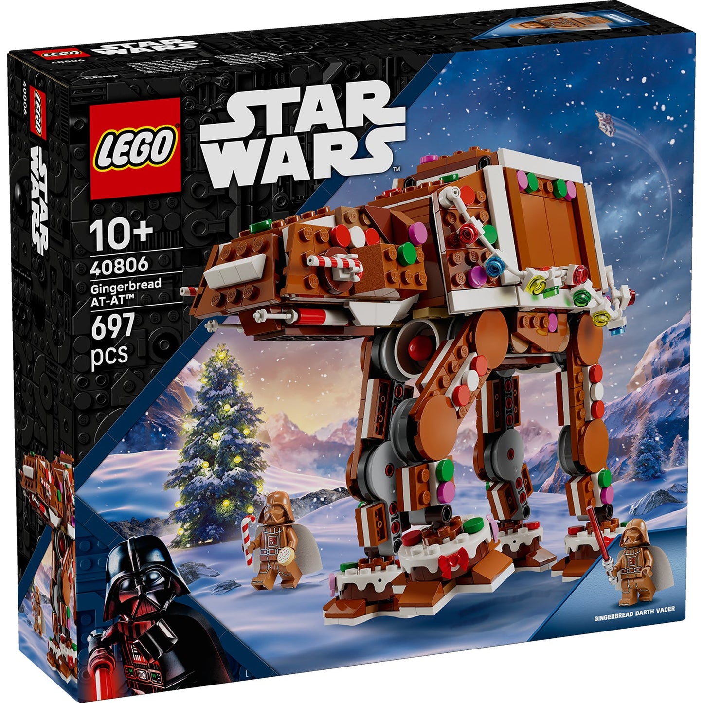 LEGO® Star Wars™ Gingerbread AT-AT™ Walker - Bộ Lắp Ghép Robot Bánh Gừng Giáng Sinh - LEGO 40806 - Hình ảnh sản phẩm