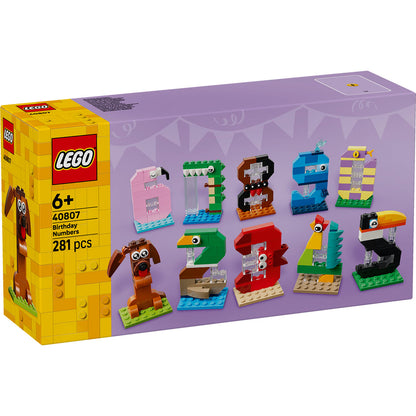 LEGO® Birthday Numbers - Bộ Lắp Ráp Số Sinh Nhật Hình Động Vật LEGO 40807 - Hình ảnh sản phẩm