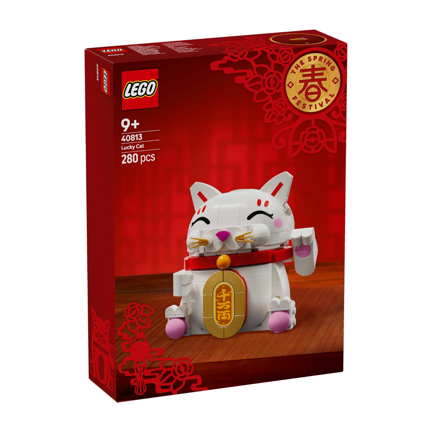 LEGO® Lucky Cat - Bộ Lắp Ráp Mèo Thần Tài Maneki-neko - LEGO 40813 - Hình ảnh sản phẩm