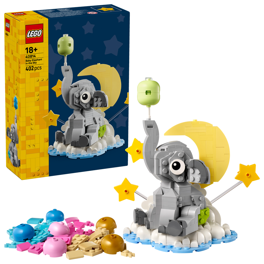 LEGO® Baby Elephant in the Sky - Mô hình Voi con trên mây - LEGO 40814