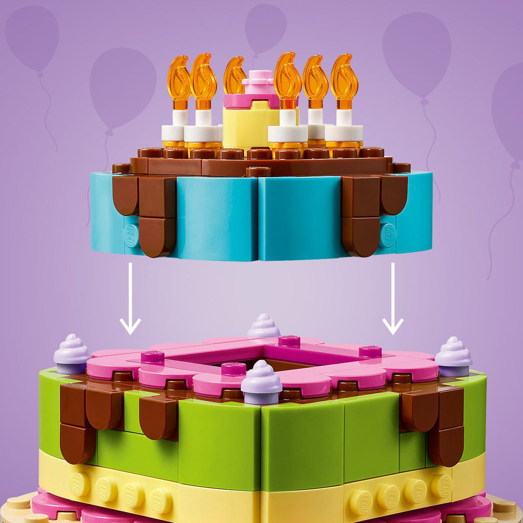 LEGO® Birthday Party Cake - Đồ chơi lắp ráp Bánh sinh nhật - LEGO 40815 - Hình ảnh bổ sung 5