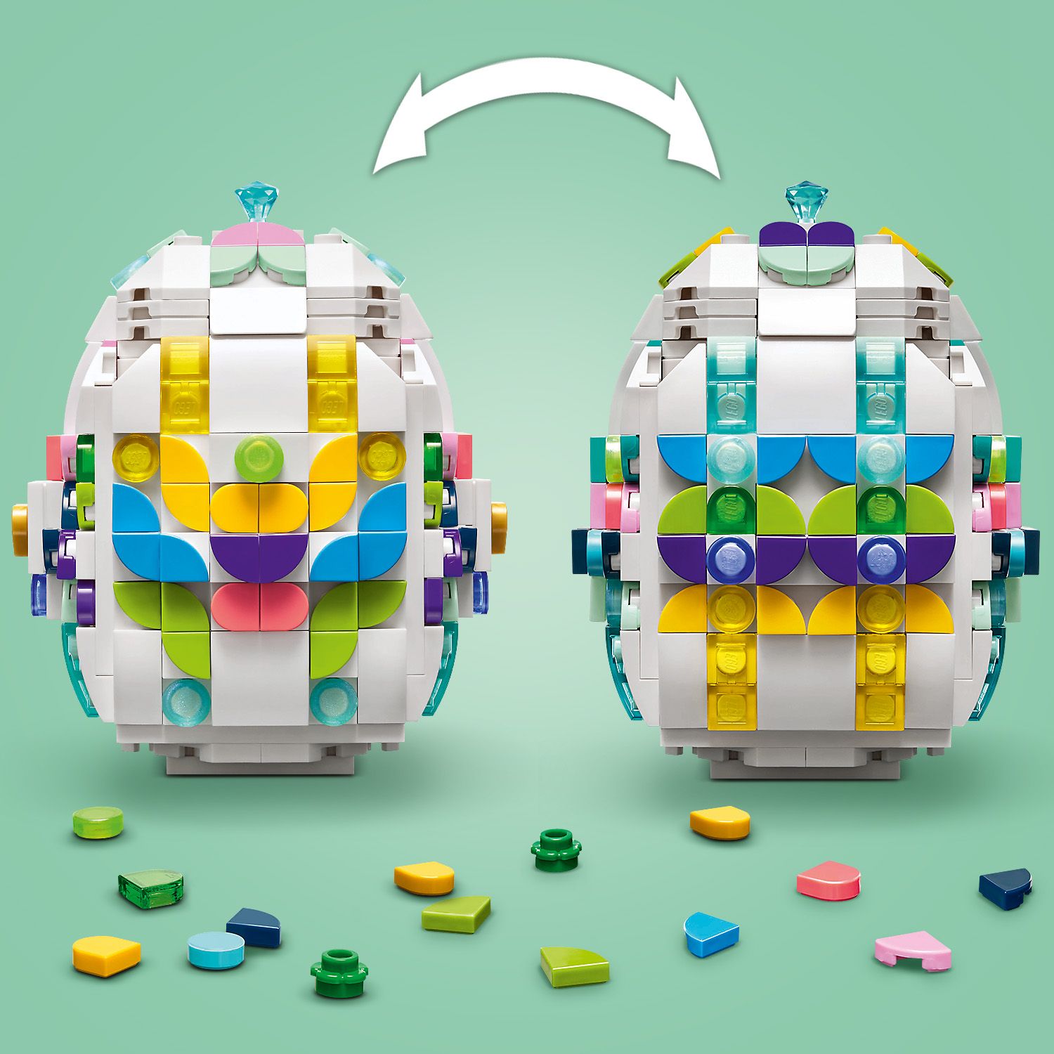 LEGO® Decorative Easter Egg - Mô Hình Lắp Ráp Trứng Phục Sinh Trang Trí - LEGO 40816 LEGO - ảnh 1 - LEGO Sets