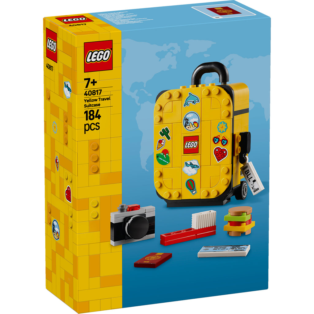 Yellow Travel Suitcase - Bộ Lắp Ráp Vali Du Lịch Màu Vàng - LEGO 40817