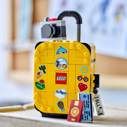 Yellow Travel Suitcase - Bộ Lắp Ráp Vali Du Lịch Màu Vàng - LEGO 40817