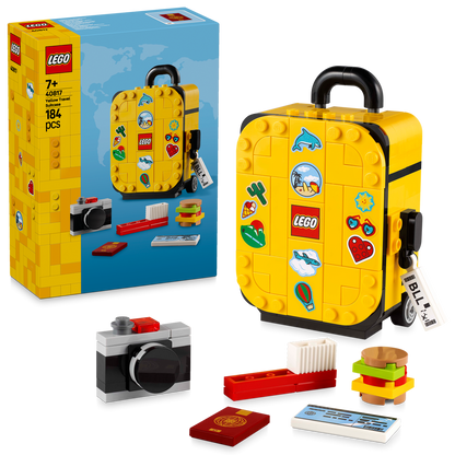 Yellow Travel Suitcase - Bộ Lắp Ráp Vali Du Lịch Màu Vàng - LEGO 40817