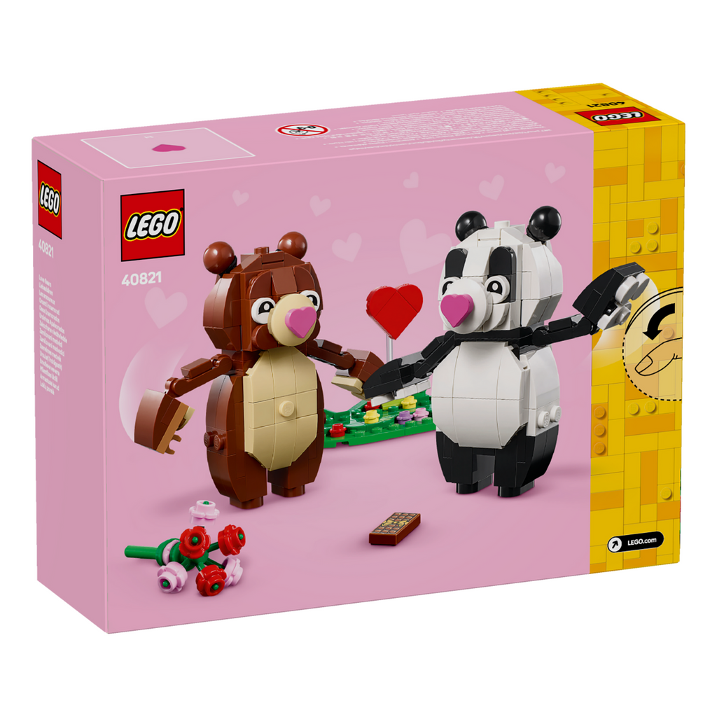 LEGO® Love Bears - Bộ Đồ Chơi Lắp Ráp Gấu Tình Yêu - LEGO 40821