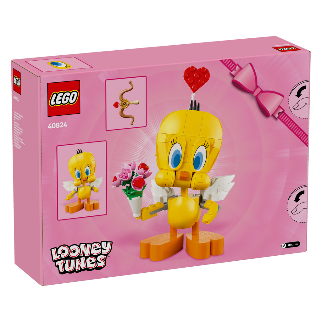 LEGO® Looney Tunes™ Sweetheart Tweety Bird - Đồ Chơi Lắp Ráp Chú Chim Tweety Dễ Thương - LEGO 40824 - Hình ảnh bổ sung 7