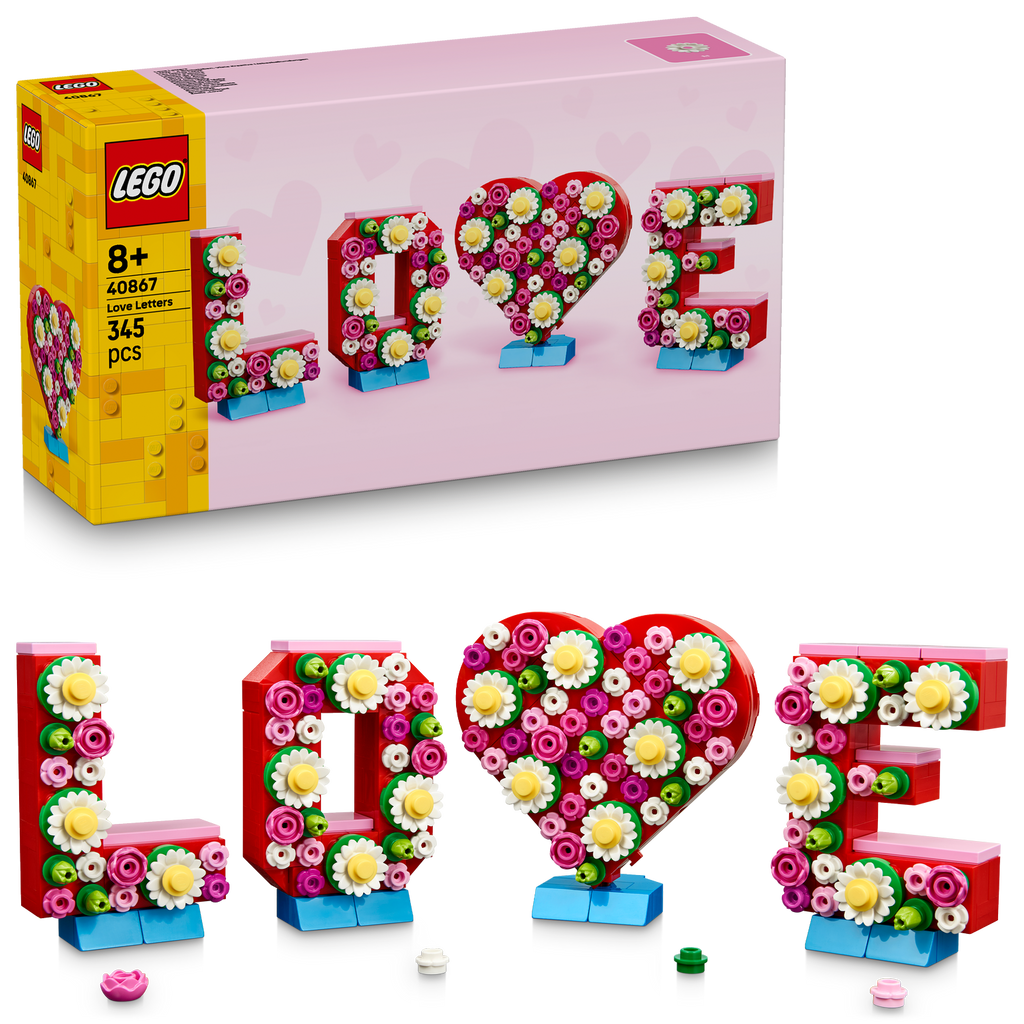 LEGO® Love Letters - Bộ Đồ Chơi Lắp Ráp Xếp Hình Trang Trí (40867) LEGO - ảnh 1 - LEGO Sets
