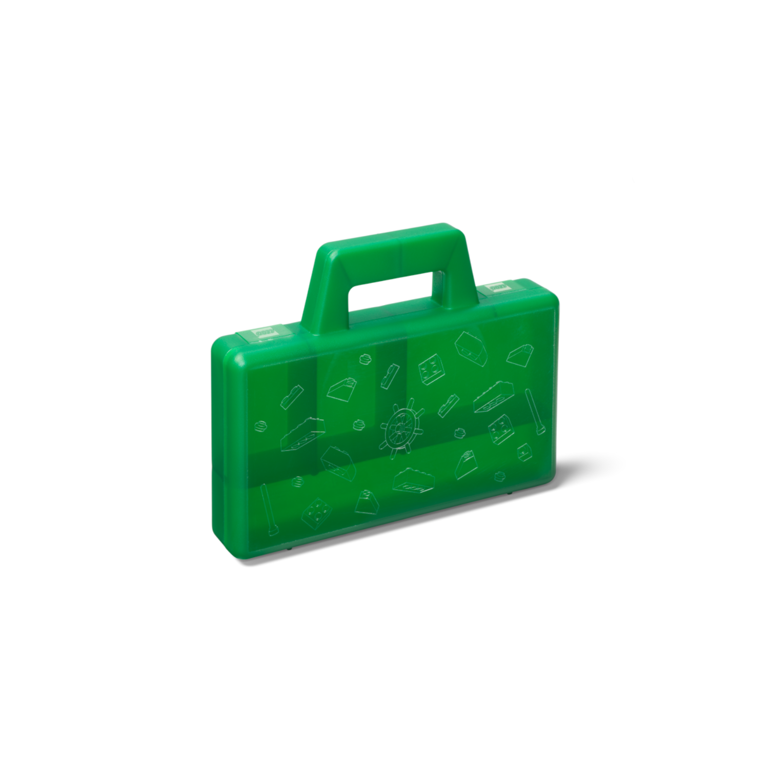 LEGO Sorting Case To Go - Dark Green - Hộp đựng và sắp xếp LEGO chính hãng - LEGO - Hình ảnh bổ sung 6