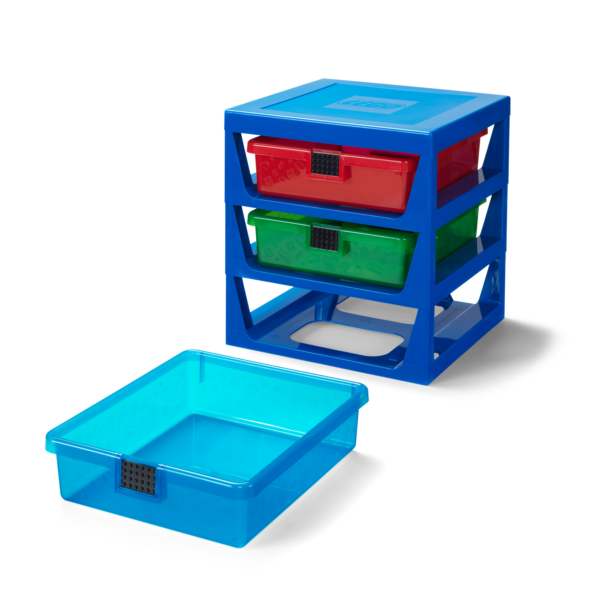 LEGO 3-Drawer Storage Rack - Blue Kệ Lưu Trữ 3 Ngăn Kéo LEGO - Hình ảnh bổ sung 6