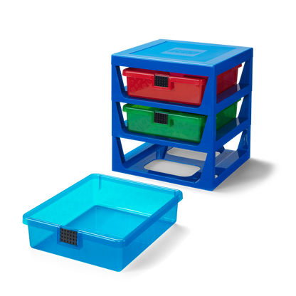 LEGO 3-Drawer Storage Rack - Blue Kệ Lưu Trữ 3 Ngăn Kéo LEGO - Hình ảnh bổ sung 6