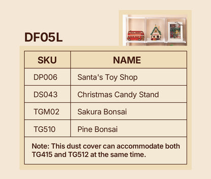 Rolife Acrylic Display Box Landscape Size S DF04L - Hộp trưng bày Acrylic chống bụi - Rolife