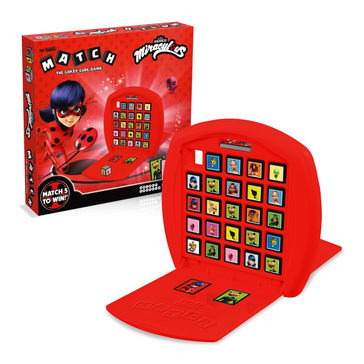 Miraculous Top Trumps Match - The Crazy Cube Game - Trò Chơi Xếp Hình Lập Phương - Winning Moves - Hình ảnh chi tiết 2