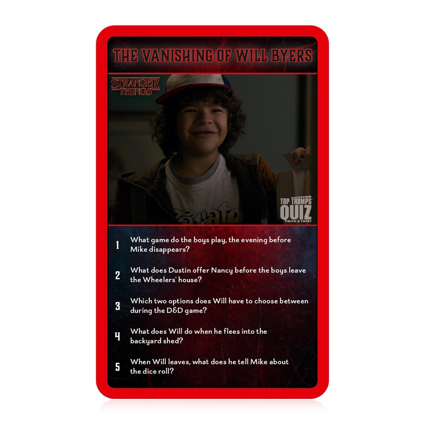 Stranger Things Top Trumps Quiz Card Game - Trò Chơi Thẻ Bài Đố Vui - Winning Moves - Hình ảnh chi tiết 2
