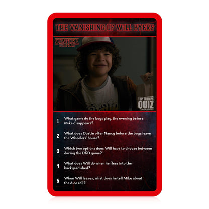 Stranger Things Top Trumps Quiz Card Game - Trò Chơi Thẻ Bài Đố Vui - Winning Moves - Hình ảnh chi tiết 2