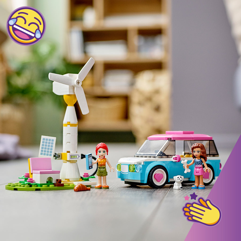 LEGO® Friends™ Olivias Electric Car - Đồ Chơi Lắp Ráp Xe Điện Của Olivia - LEGO 41443 - Hình ảnh bổ sung 4